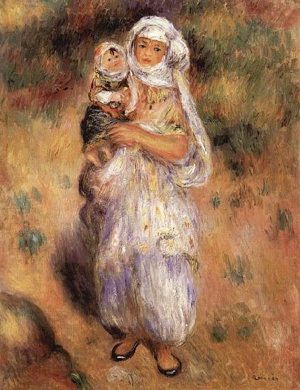 Pierre-Auguste Renoir Algerierin mit Kind France oil painting art